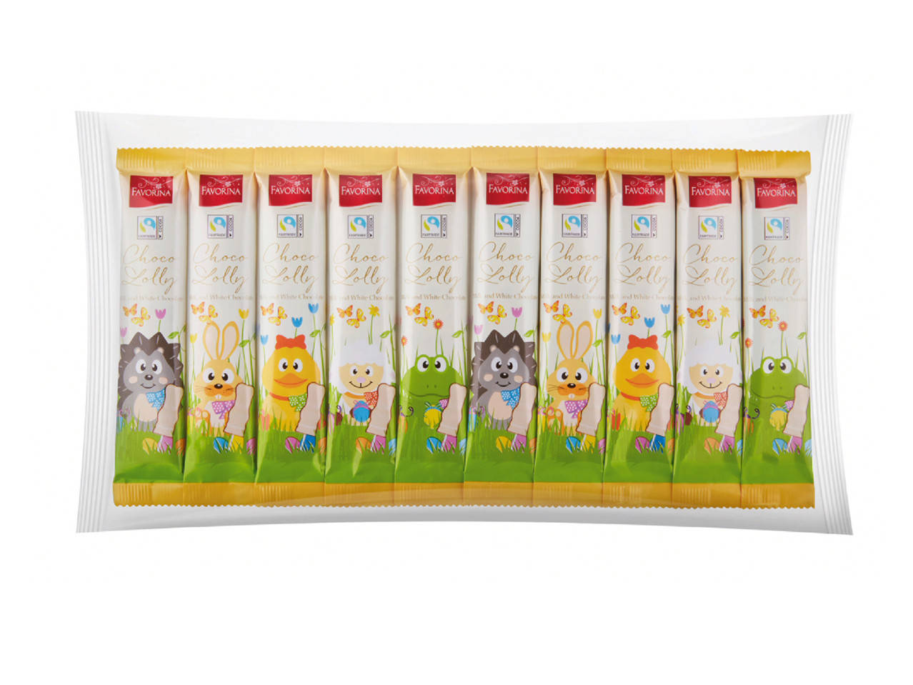 

Микс шоколада на палочке Choco Lolly Favorina 10s 150 g