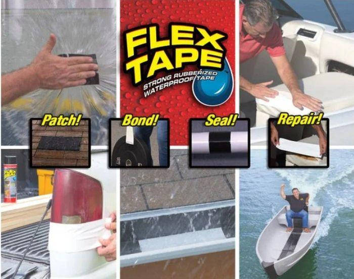 

Водонепроницаемая изоляционная лента flex tape флекс 10см*150cм, Белый