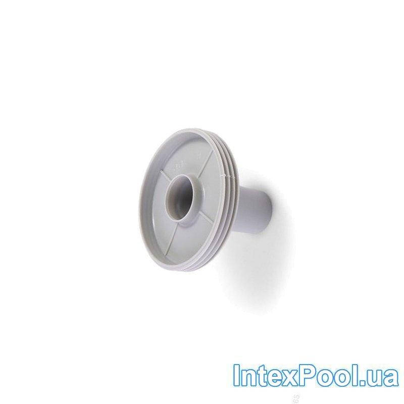 

Форсунка выпускная Intex 12365 New (новый стандарт) для бассейна под хомуты (32 мм) 82 мм крупная
