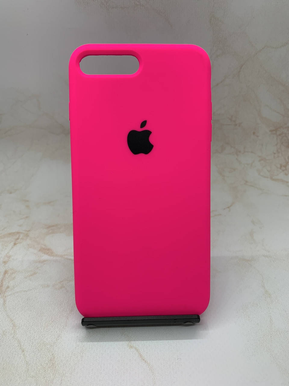 

Чехол с микрофиброй iPhone 8 Plus оригинальный Silicone Case противоударный розовый