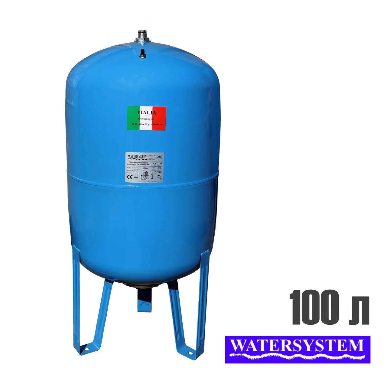 

Гидроаккумулятор Watersystem WAV 100 л (вертикальный) Италия