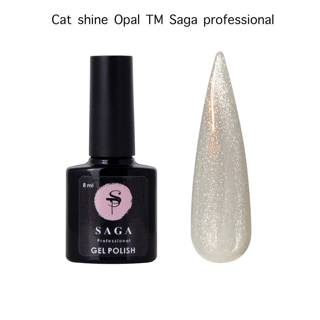 

Гель-лак для ногтей Saga Cat Shine Opal, 8 мл