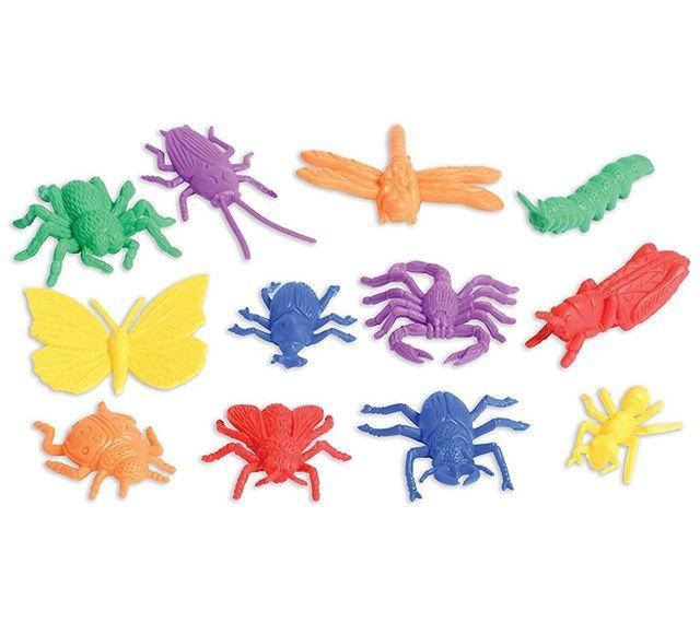 

Набор фигурок для сортировки "Насекомые" Edx education (12 штук), Разные цвета