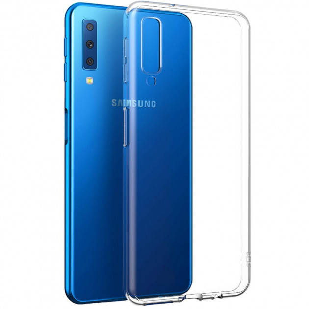 

Силиконовый прозрачный чехол для Samsung Galaxy (Самсунг Гелекси) A7 2018 A750, Разные цвета