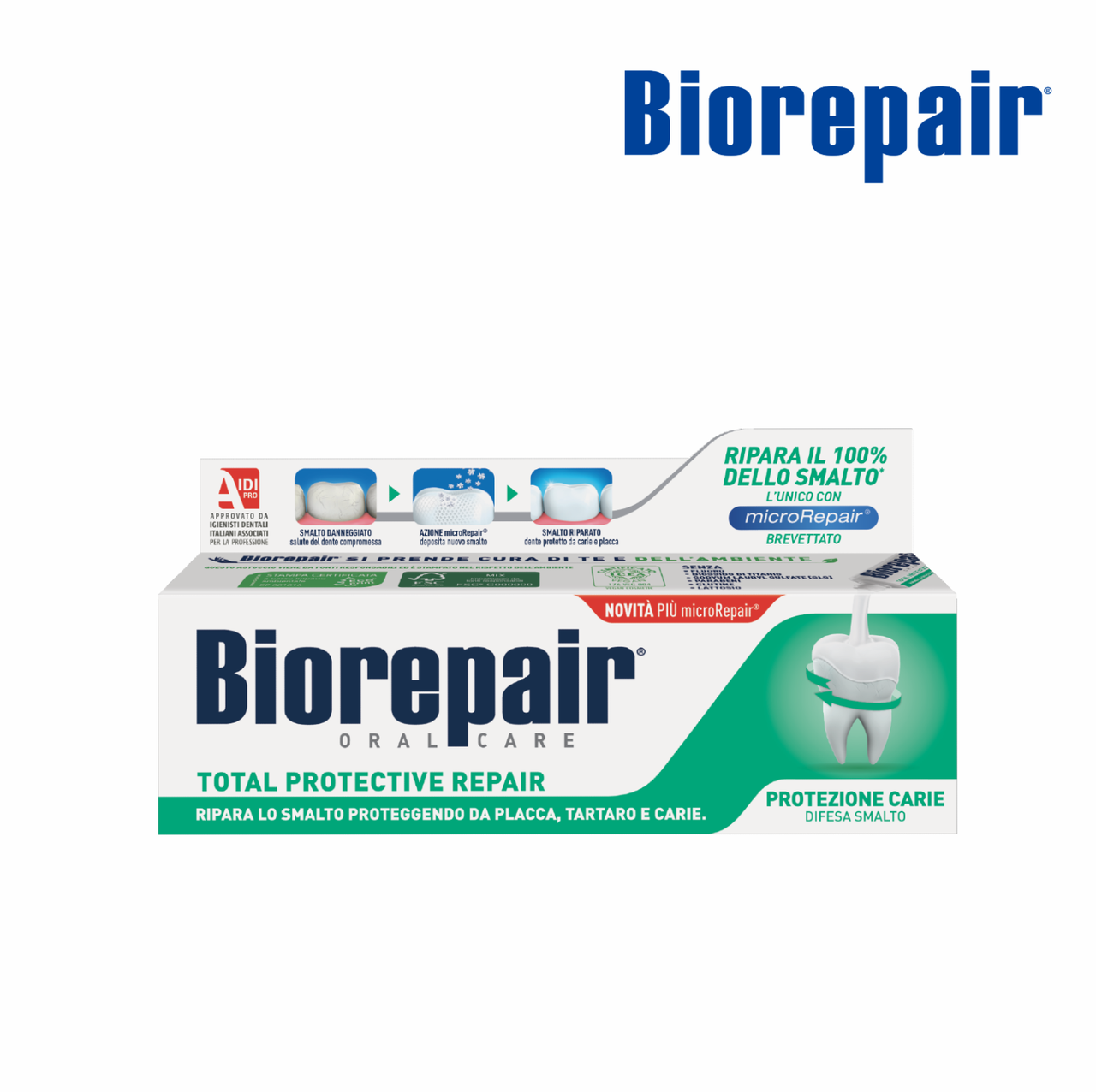 

Зубная паста BIOREPAIR "Абсолютная защита и восстановление", 75 мл