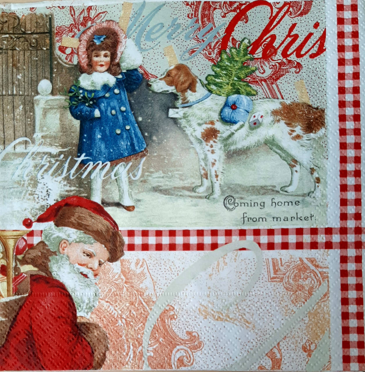 

Салфетка для декупажа 33х33см, НГР-26