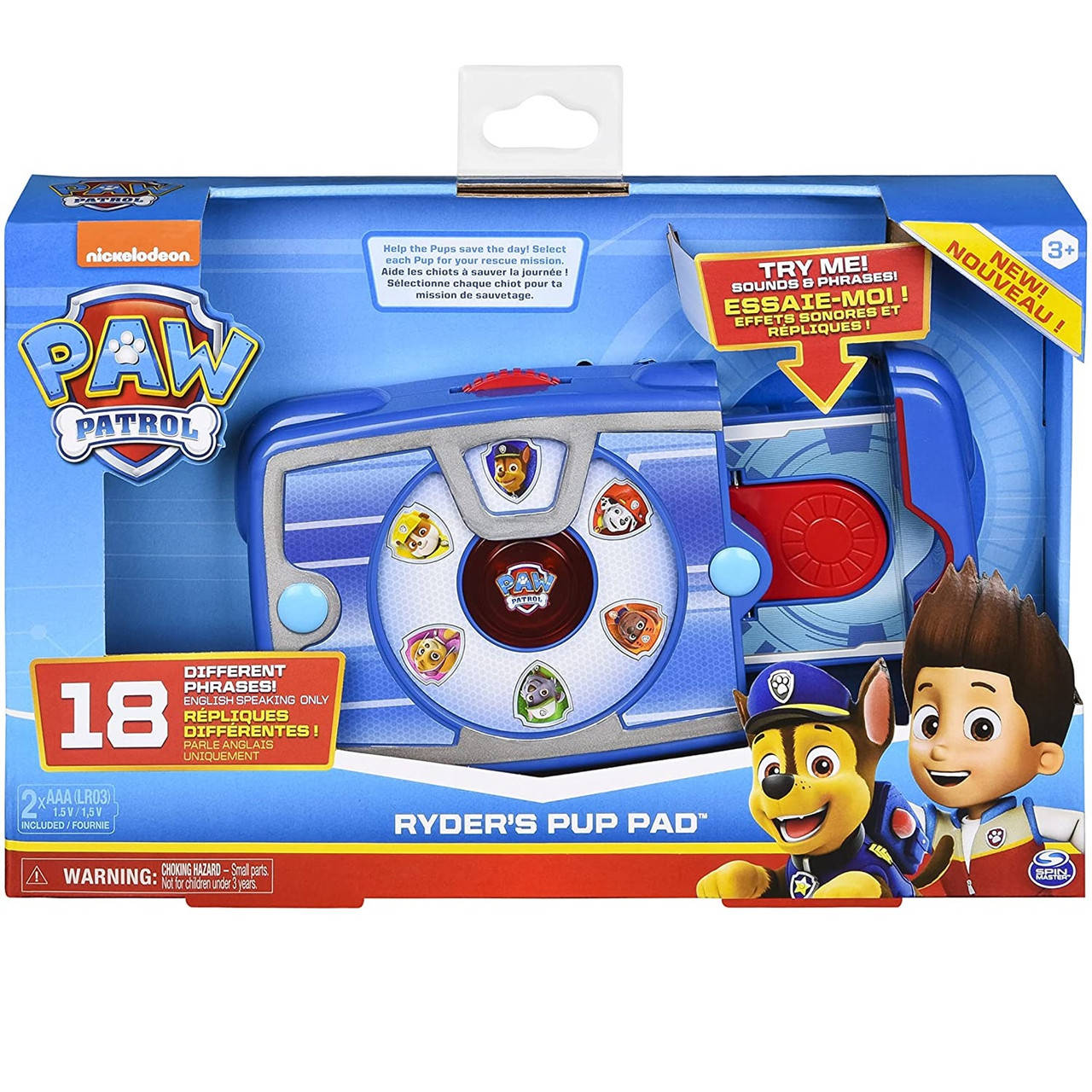 

Интерактивный планшет Paw Patrol Ryder’s Pup Pad Щенячий патруль с звуками и фразами, Синий