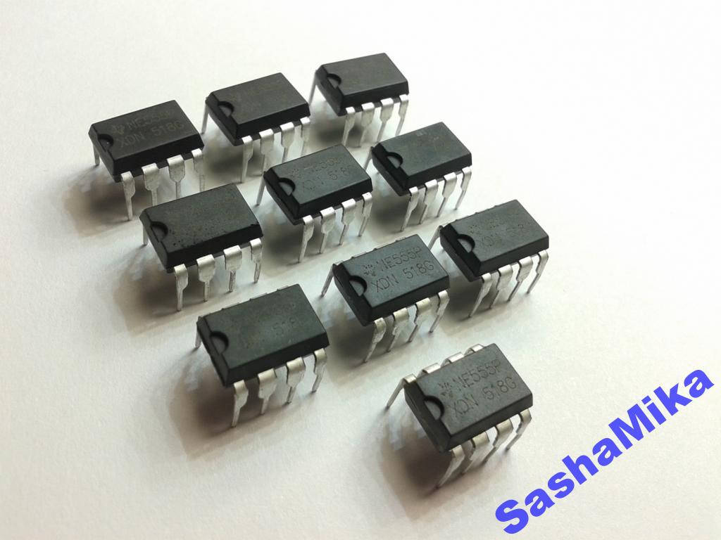 

Микросхема таймер NE555, DIP-8 TI (Китай)