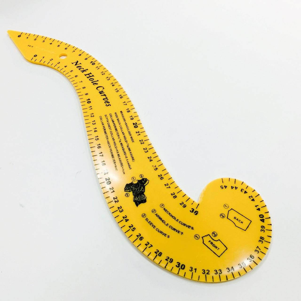 

Лекало NECK HOLE CURVES цв оранжевый арт 0516-00 Турция