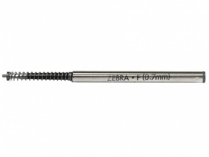 

Стержень шариковый объемный Zebra F черный 0.7 мм