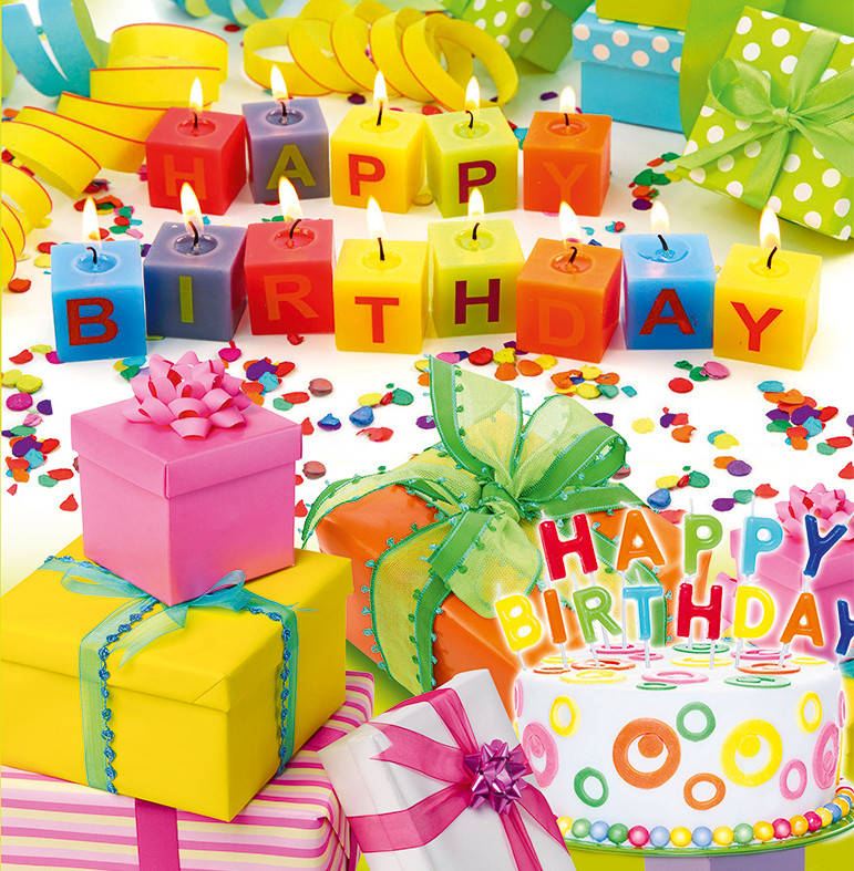 

Подарочные пакеты "Happy Birthday" 23 х 24 см (6 шт/уп)