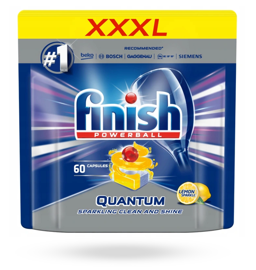 

Таблетки для посудомоечной машины Finish Quantum Citrus 60 шт