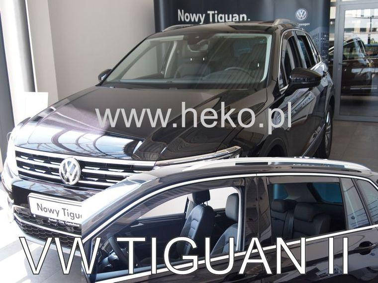 

Дефлекторы окон (ветровики) VW Tiguan 2016 -> 5D 4шт (Heko)