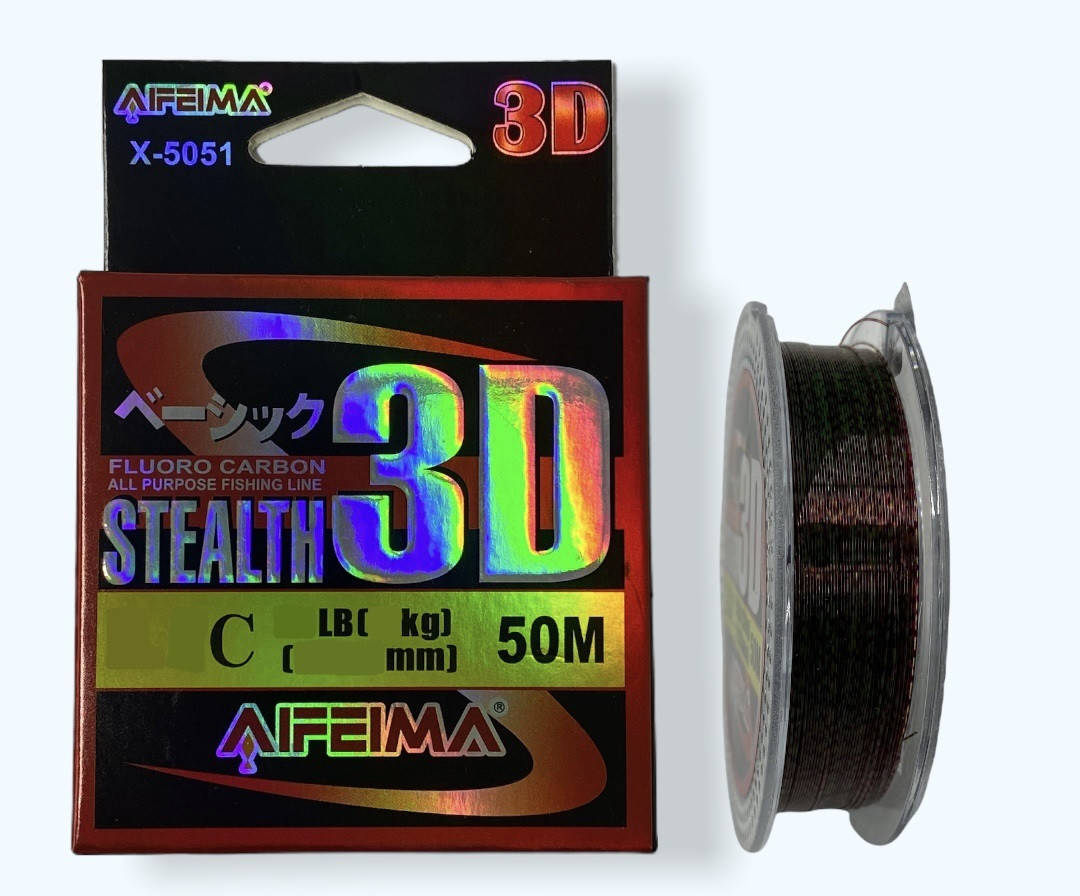 

Леска FEIMA Invisible 3D line 50, 0.20, Зелёный