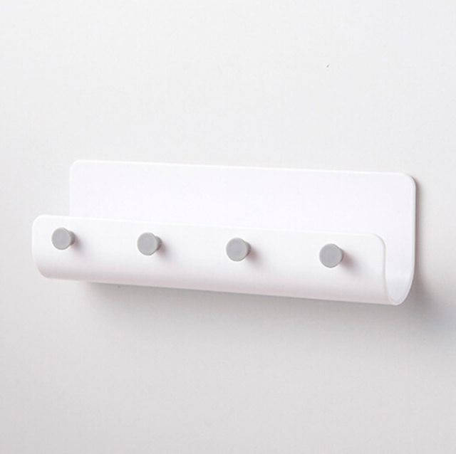 

Настенная ключница SV Four Hooks на 4 крючка 22x16x4 см, белая (sv0591), Белый