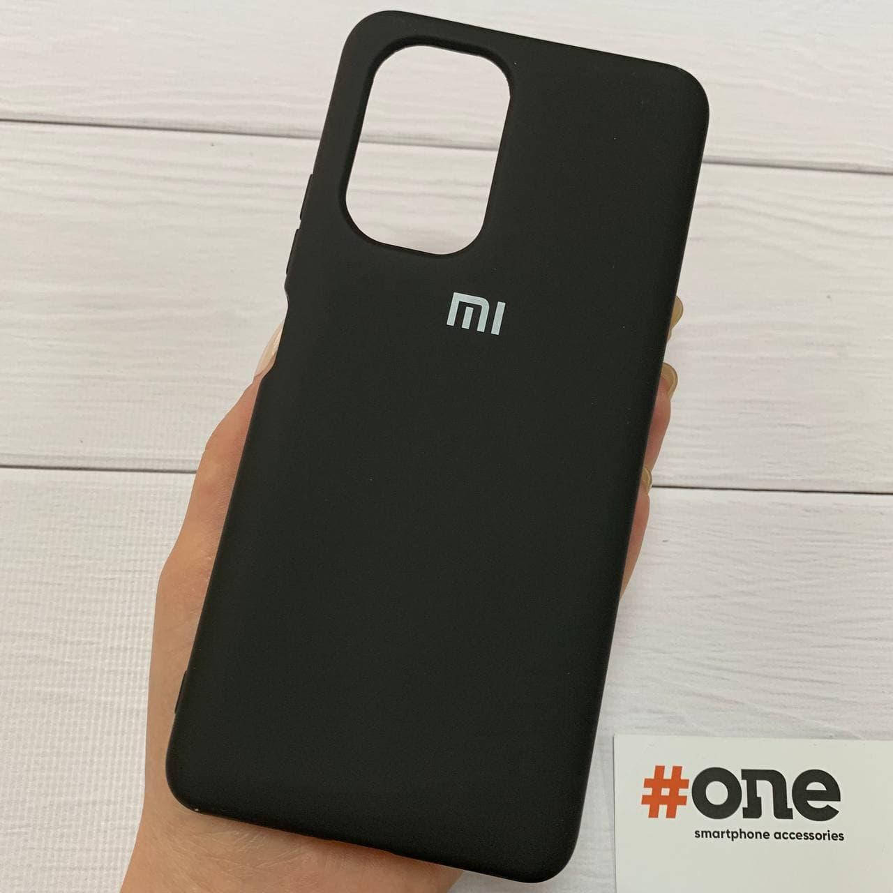 

Чехол для Xiaomi Poco F3 с микрофиброй бархатный плотный чехол на телефон сяоми поко ф3 черный Full