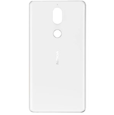 

Задняя крышка Nokia 7 белая Matt White оригинал + стекло камеры, Белый