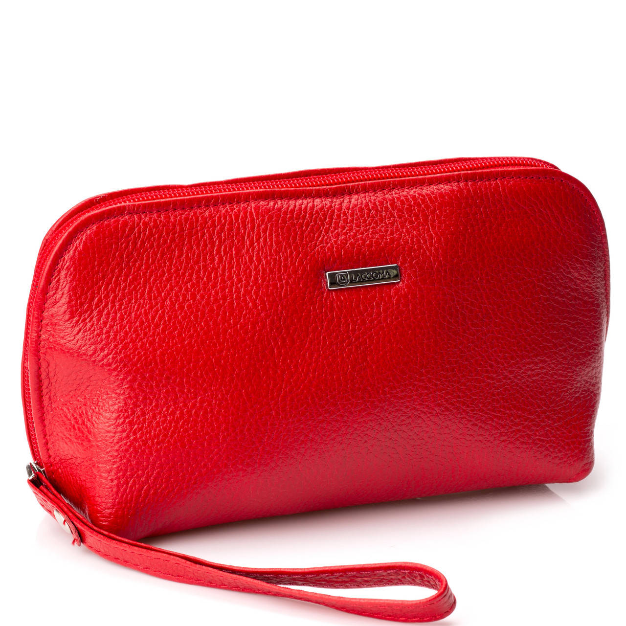 

Женская косметичка красная из натуральной кожи Karya 2020-42, Красный