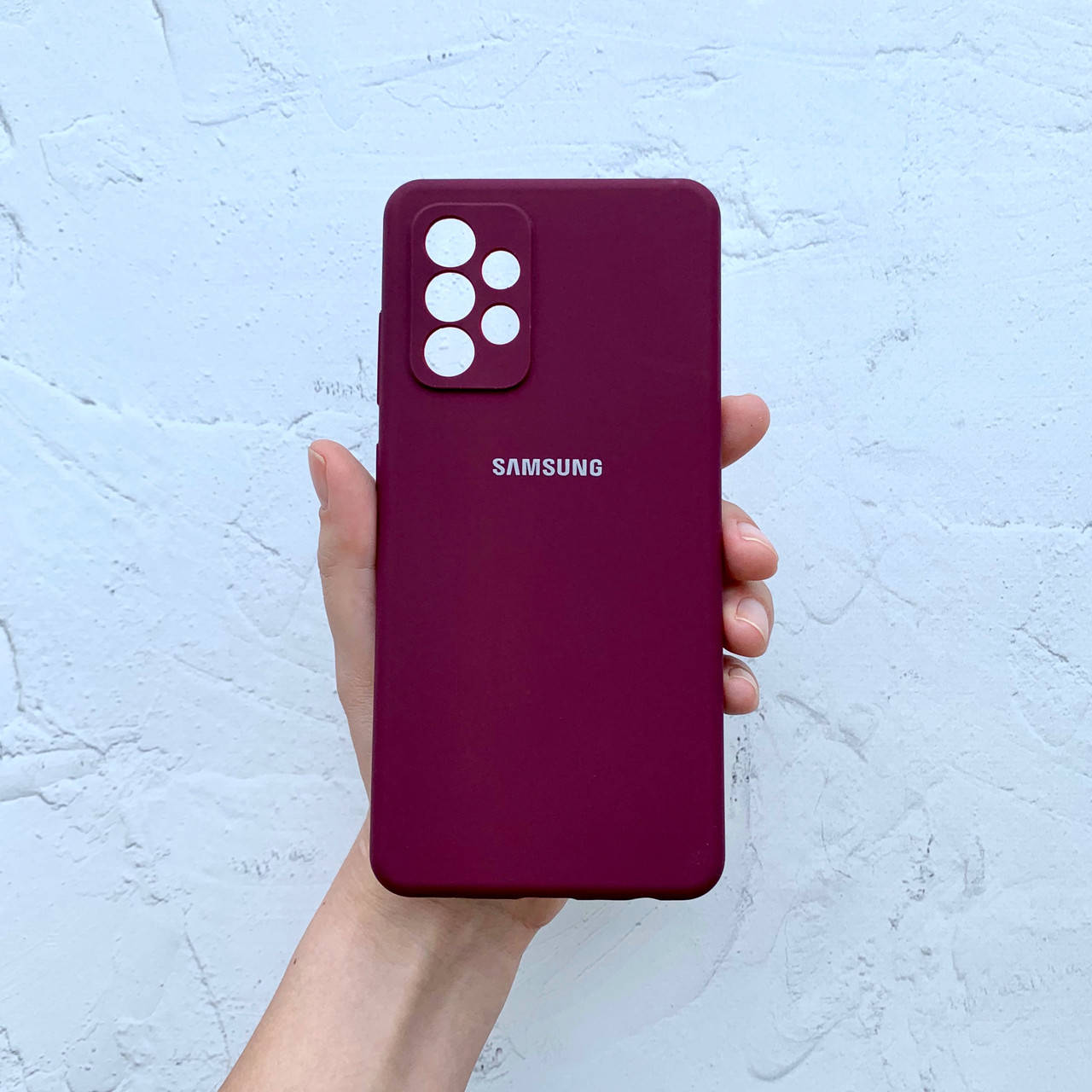

Чехол на Samsung Galaxy A52 Silicone Case марсала силиконовый / для Самсунг Гелекси А52