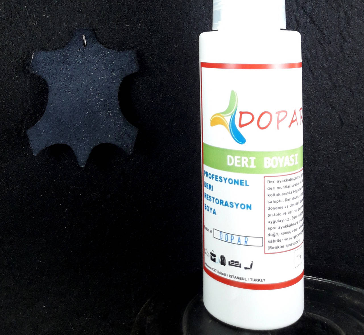 

Краска для замши велюра нубука Dopar Черный
