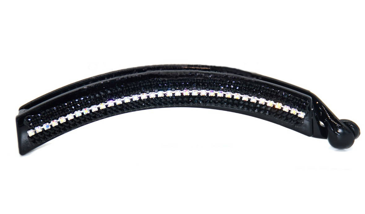 

Заколка банан, Черный