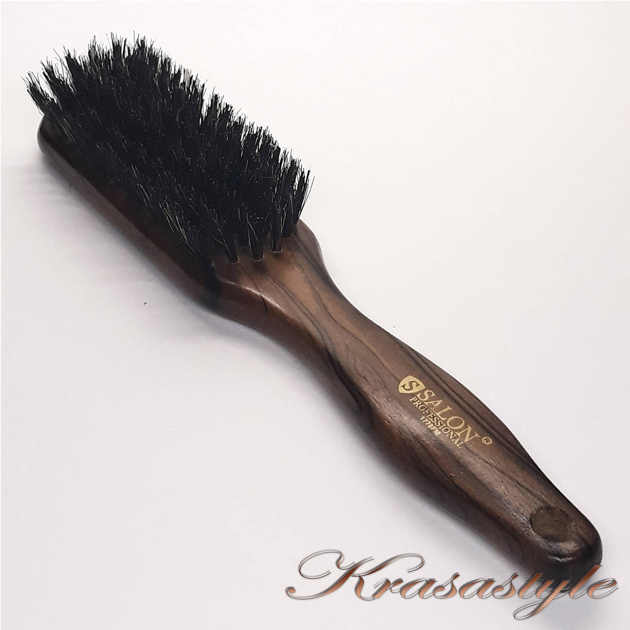 

Массажная щётка SALON Professional деревянная с натуральной щетиной, artistic.