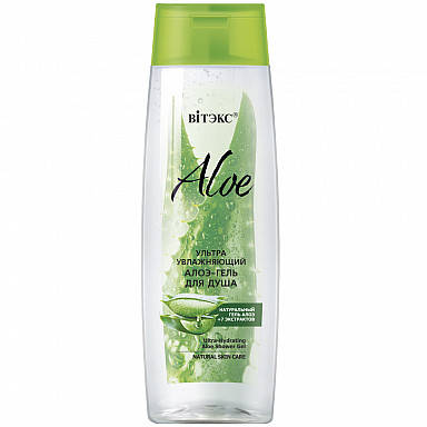 

ALOE 97% АЛОЕ-ГЕЛЬ (Aloe+7 екстрактів) ультразволожуючий для душу, 400 мл