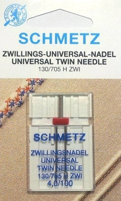 

ИГЛА TWIN UNIVERSAL №100/4,0 Schmetz