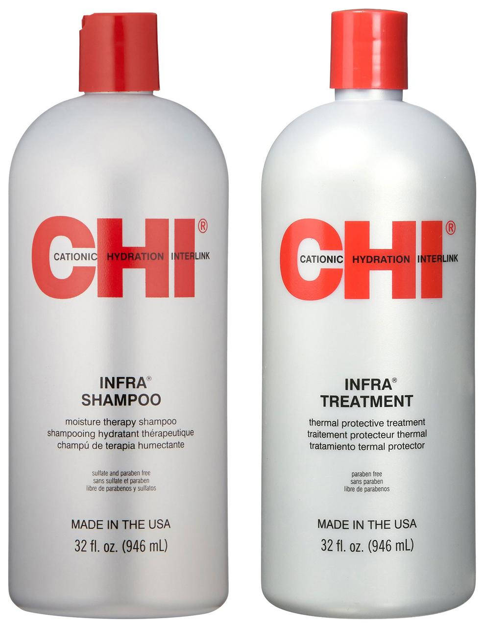 

Зволожуючий набір CHI Infra Shampoo, Treatment, (946 ml)