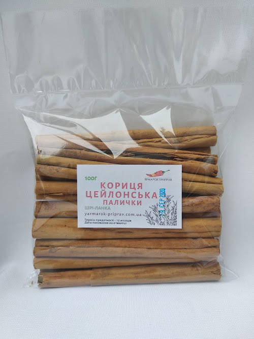 

Корица палочка Цейлонская (настоящая корица), 100г