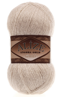 

Пряжа Angora gold simli-757