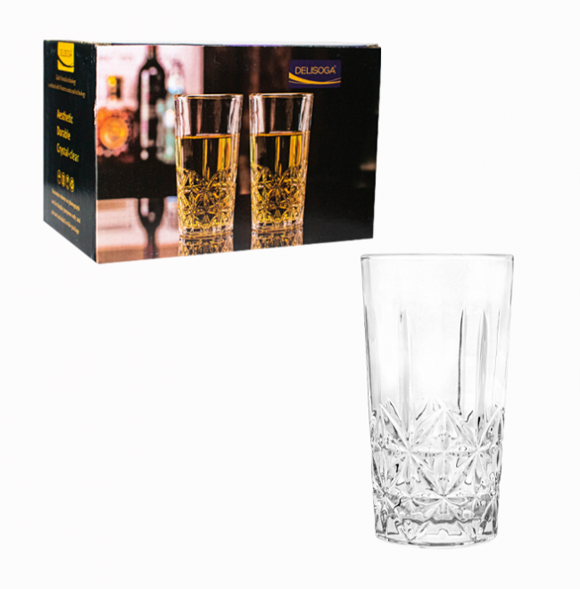 

Набор высоких стаканов Helios Кэмбридж 280мл 6шт (5401)