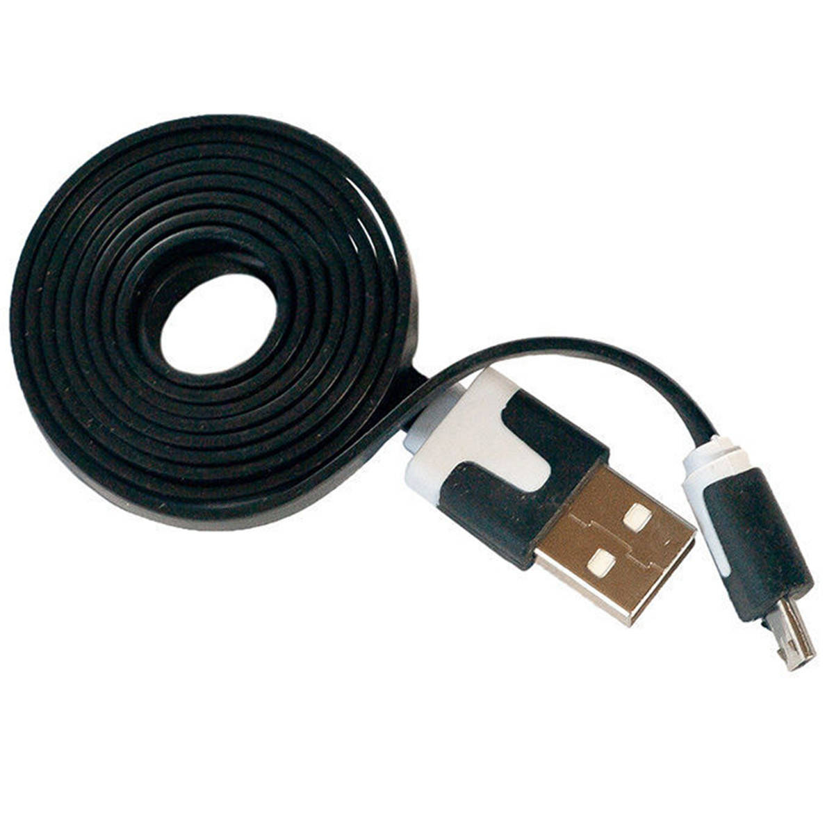 

Кабель USB-MICRO USB 1m flat V8, черный (МХ-НФ-00006198)