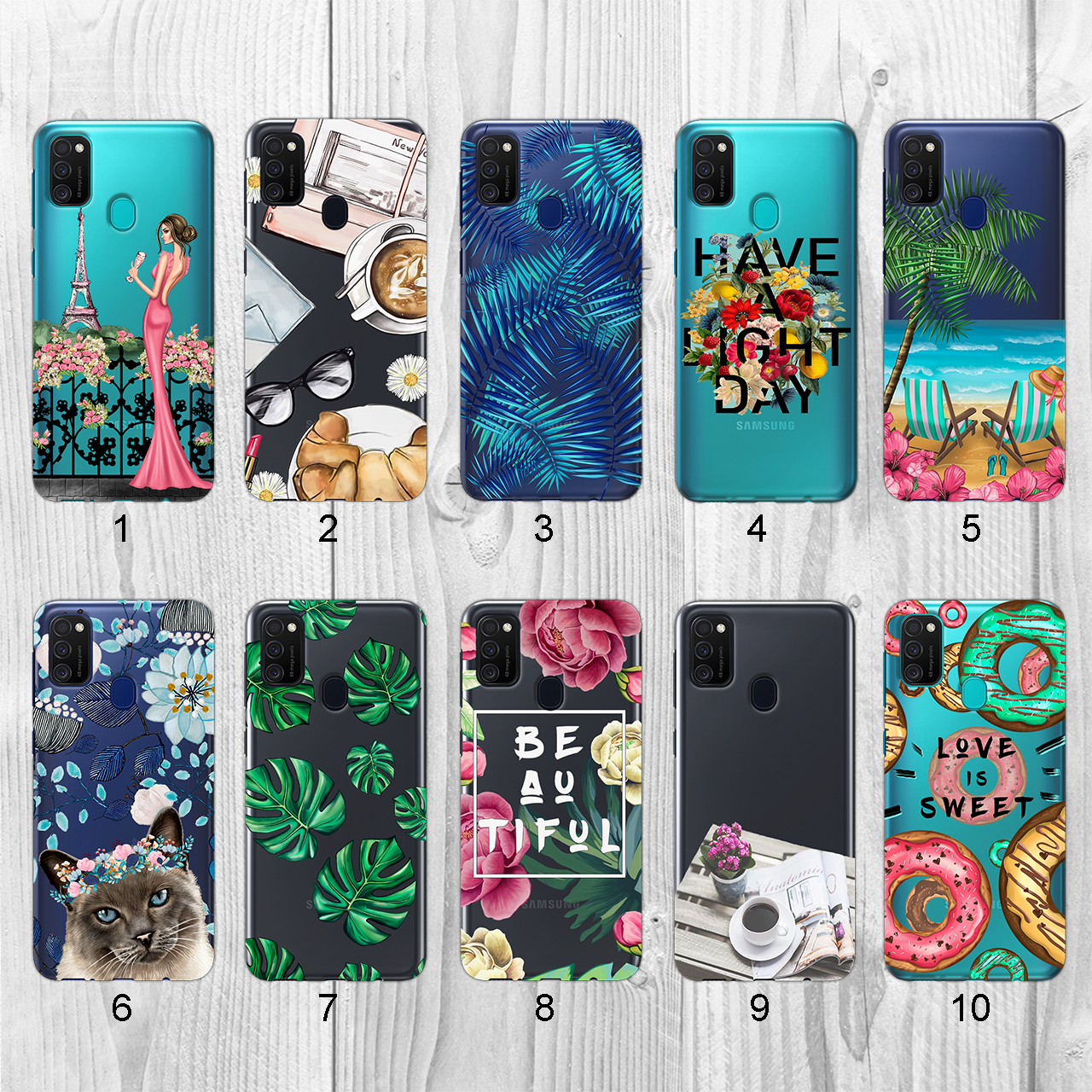 

Силиконовый чехол с рисунком для Samsung Galaxy M21 M215 (new collection)