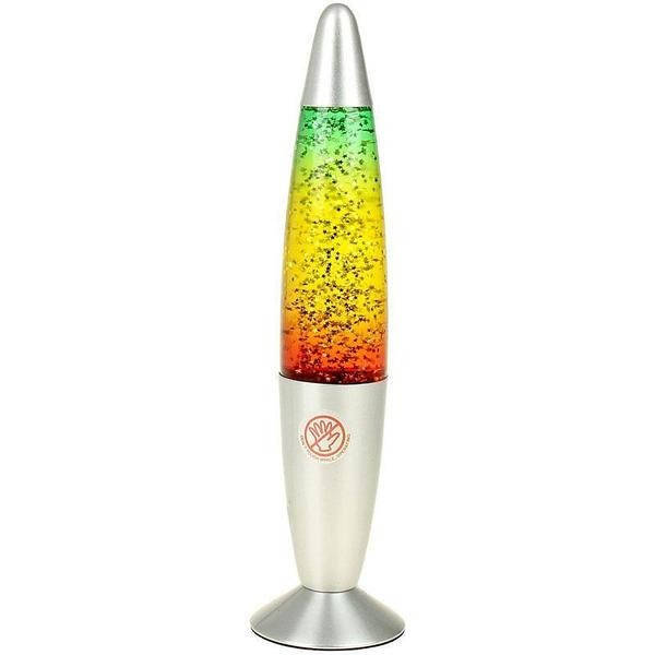 

Восковый ночник-лава лампа 34.5 см RGB со звездами, Зелёный