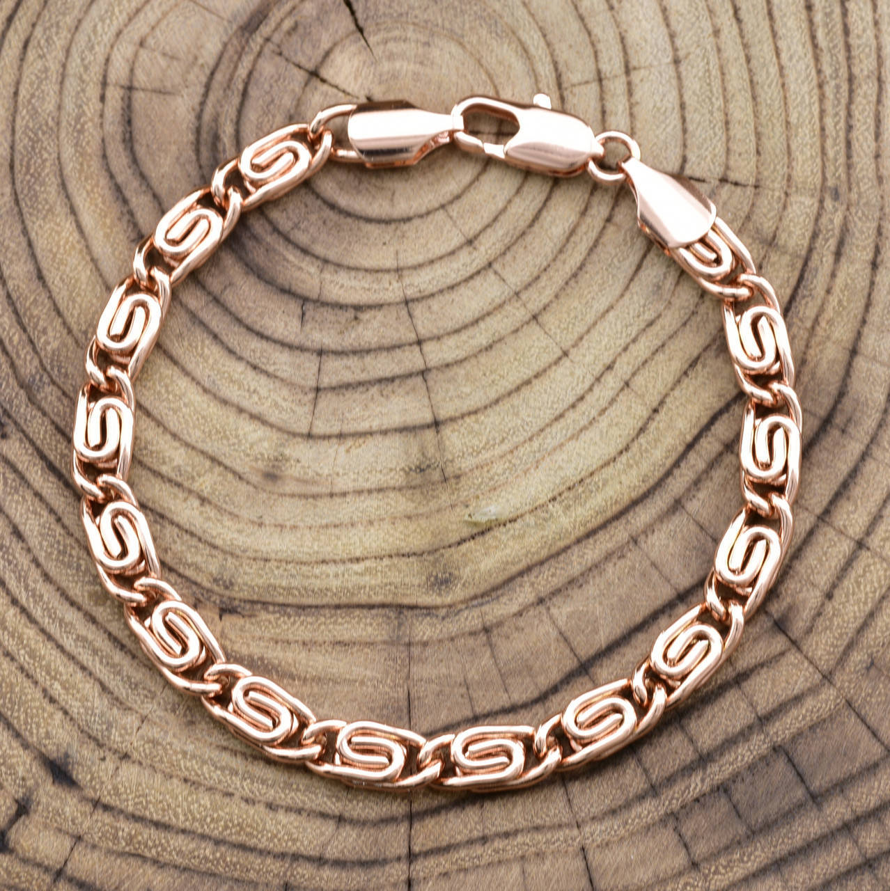 

Браслет Xuping Греческий 41295 ширина 5 мм позолота РО длина 20