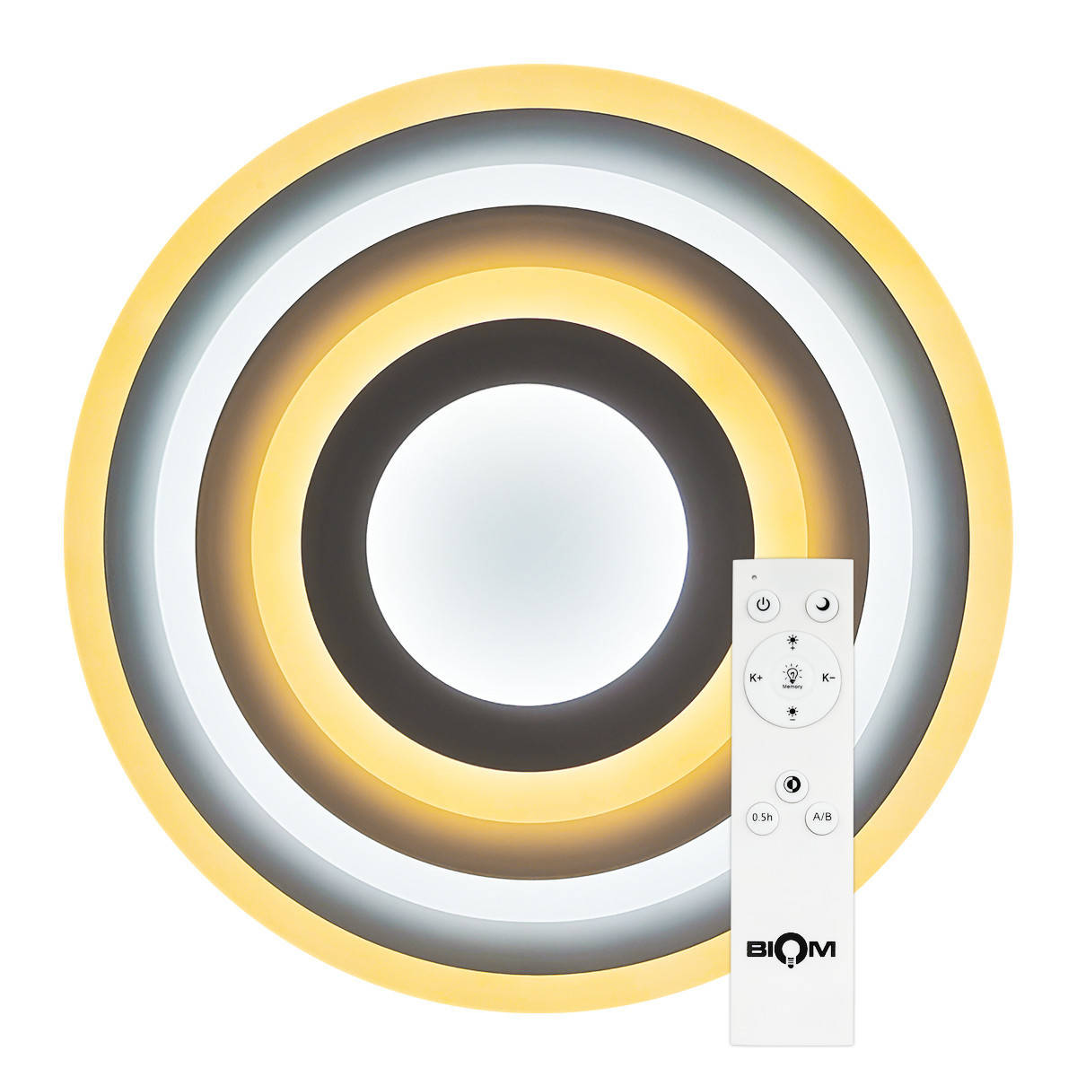

Светильник светодиодный Biom SMART SML-R24-80 3000-6000K 80Вт с д/у