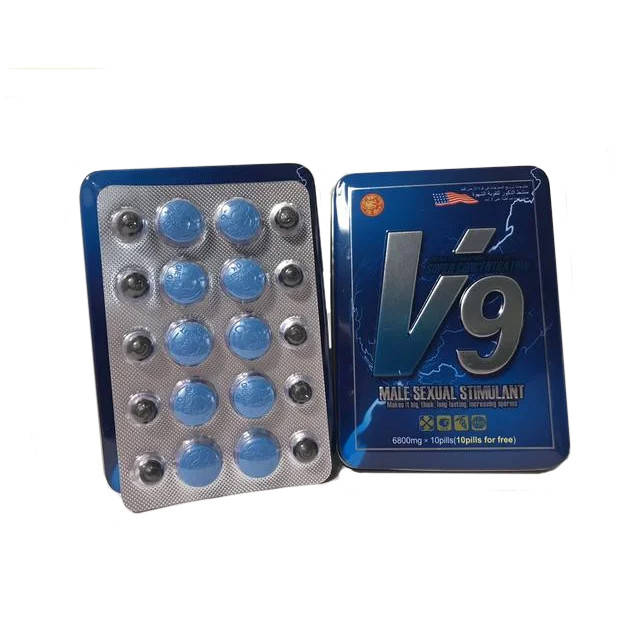 

Таблетки для повышения потенции V9 (10 табл + 10 вит.).