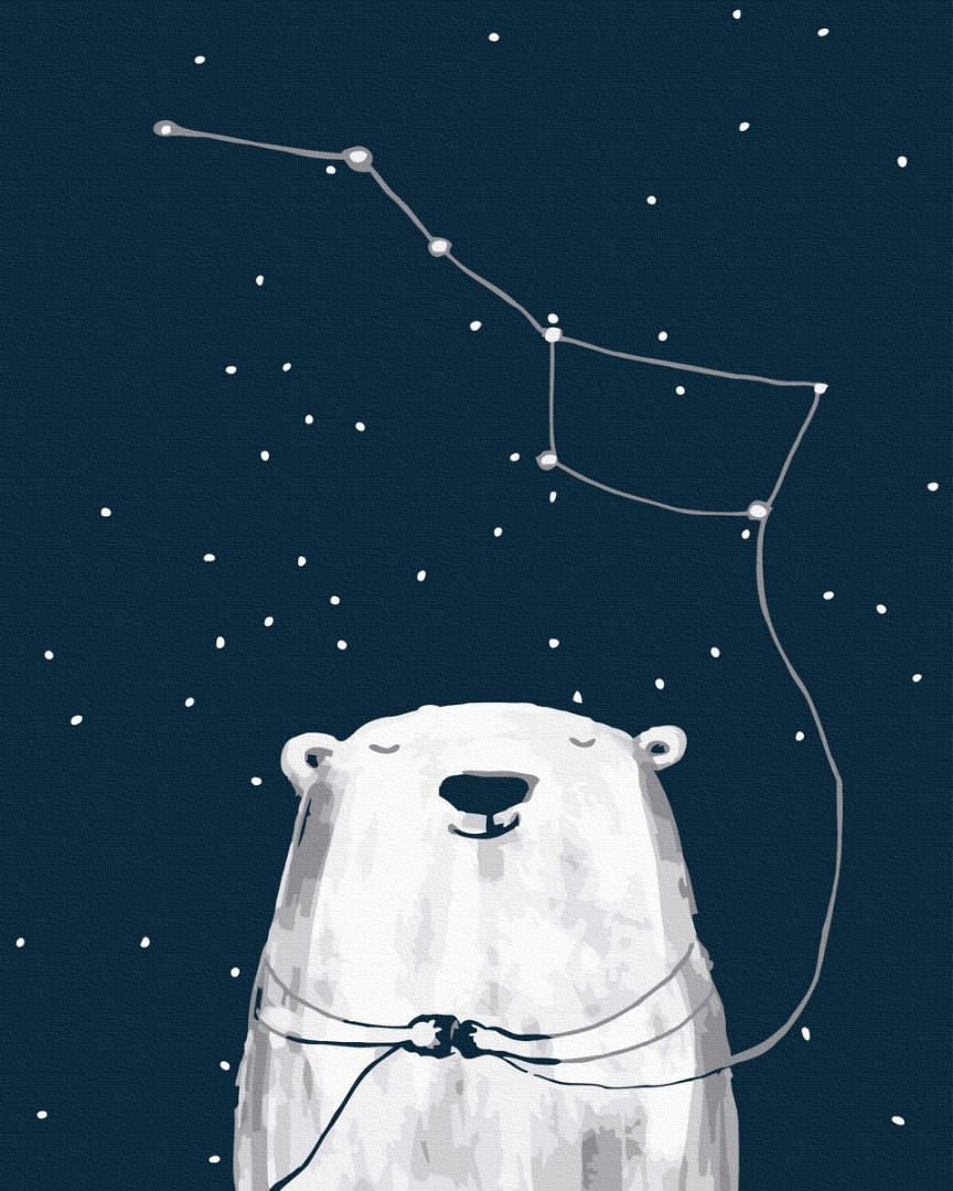 

Картина по номерам Brushme Умка на севере OGX22684 40x50 см