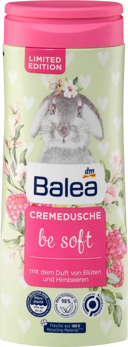 

Крем - гель для душа Balea Be Soft, 300 ml.