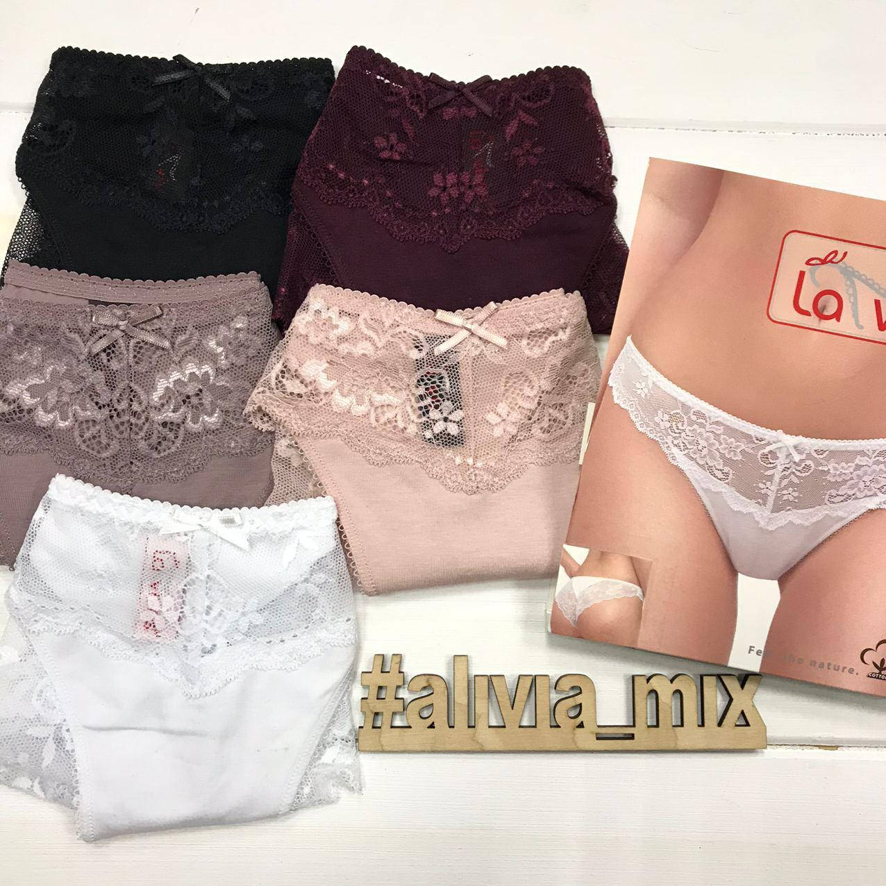 

Женские трусики от La vivas Хлопок+кружево