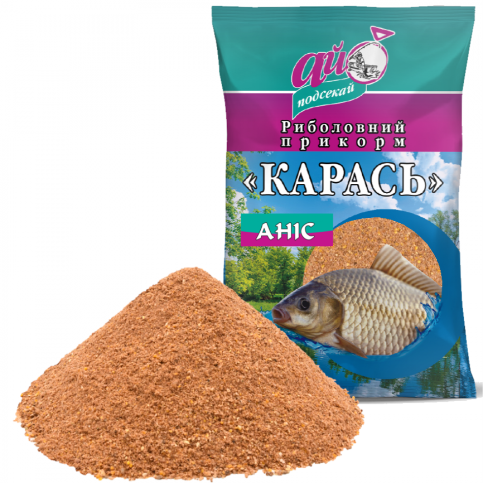 

Прикормка Ай-Подсекай Карась Анис 1кг