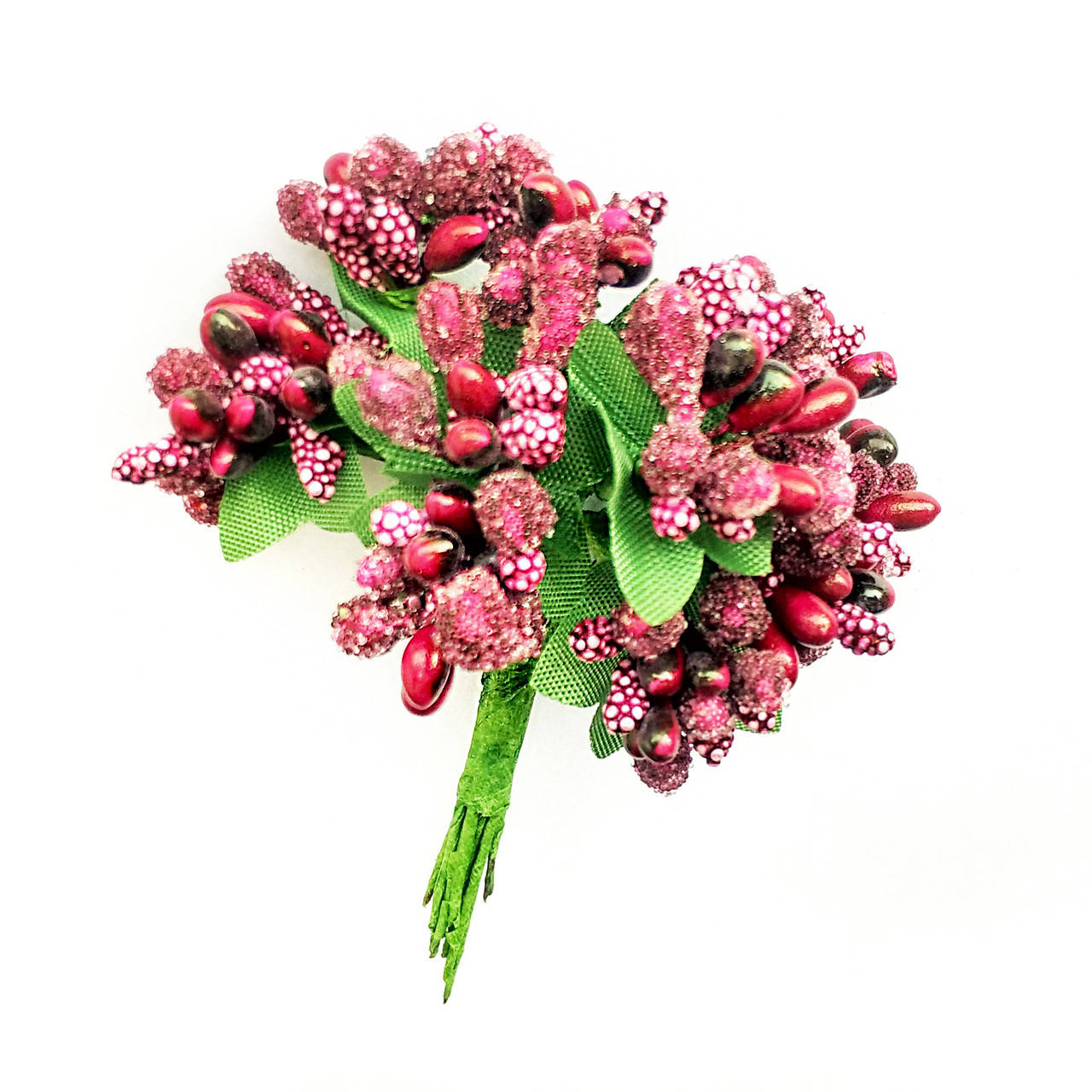 

Тычинки на проволоке 7011-048 бордовые (12 шт)