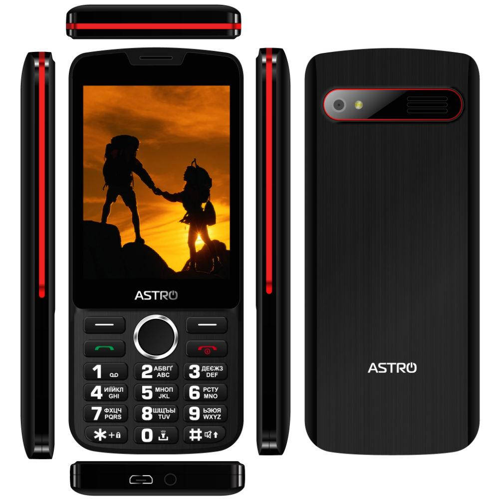 

Мобильный телефон Astro A167 Black, Черный