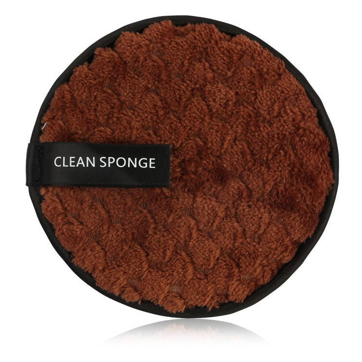 

Хлопковый спонж для умывания MAANGE Clean Sponge коричневый