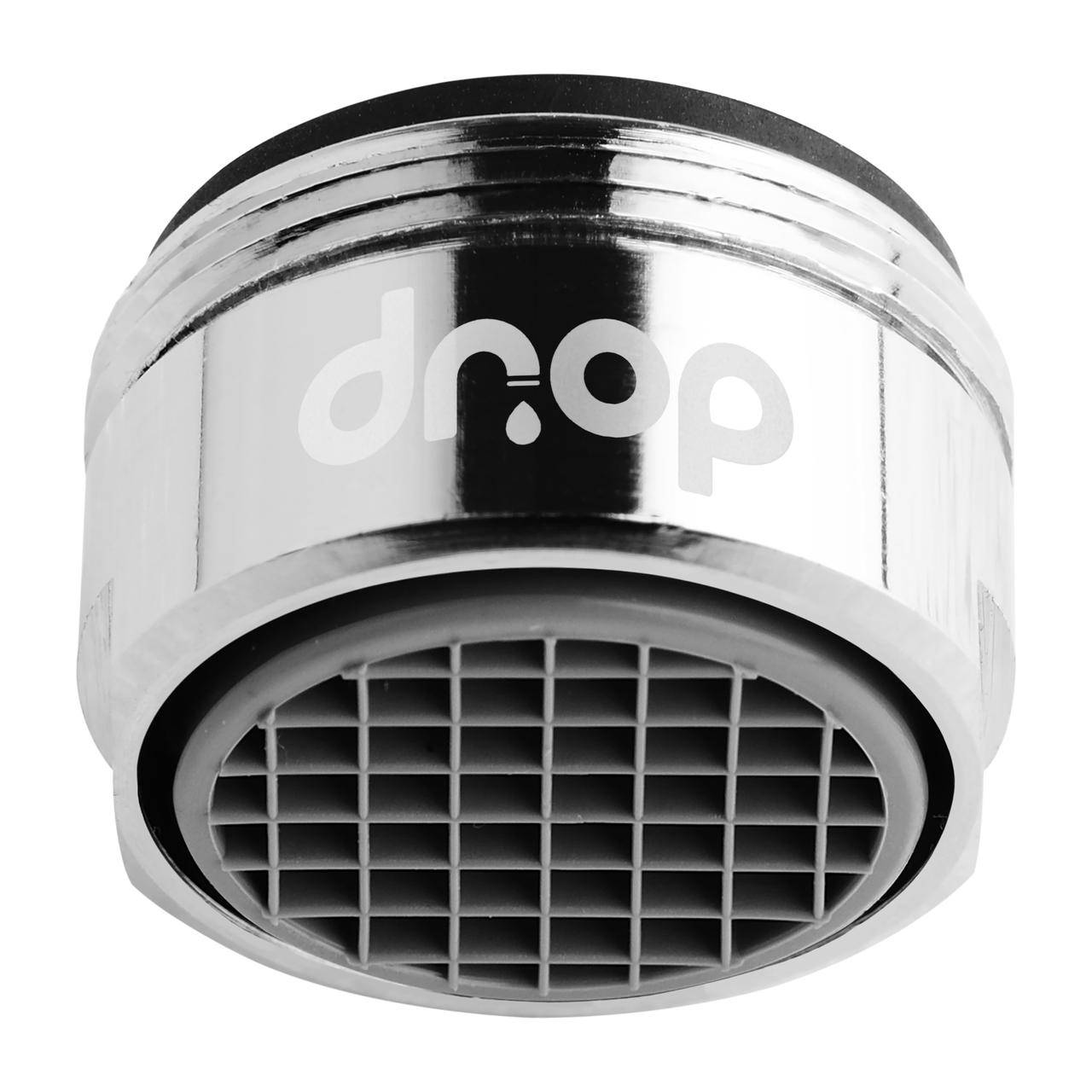 

Водосберегающий аэратор DROP PM25T-24 для смесителя, расход 2,5л/мин, внешняя резьба 24мм