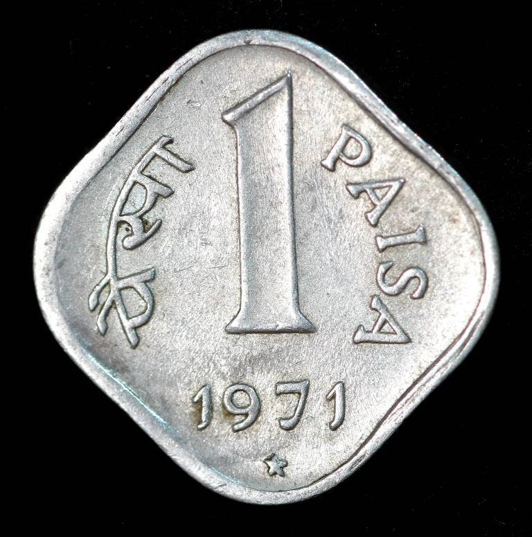 

Монета Индии 1 пайс 1971 г.