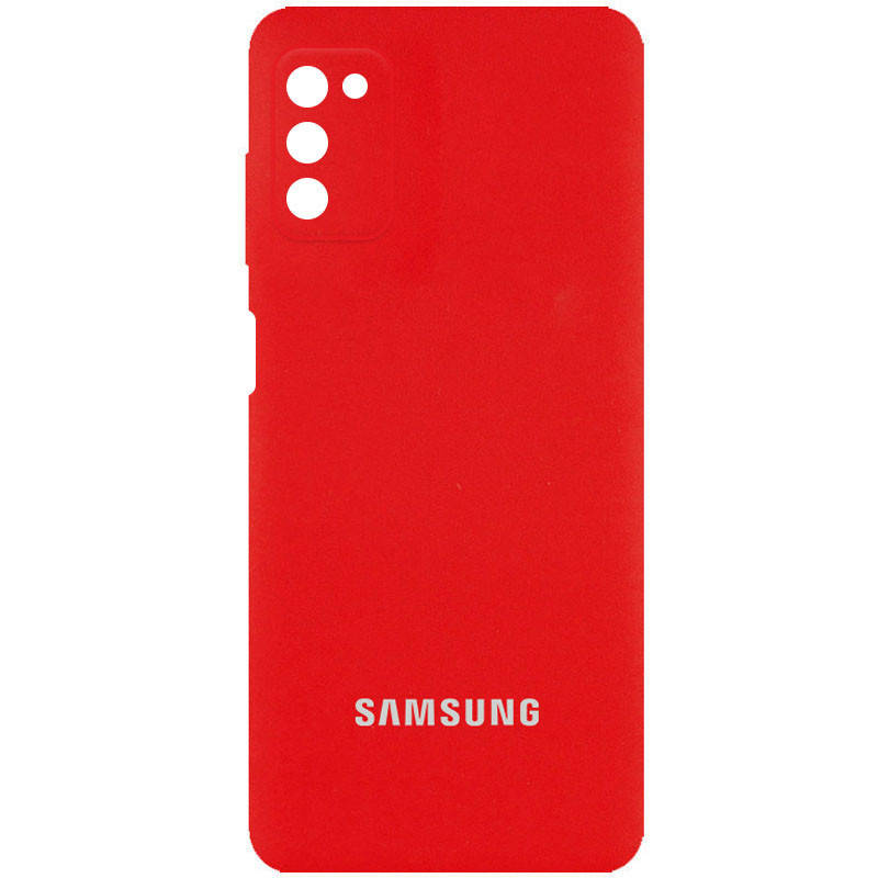 

Силиконовый Чехол с защитой камеры (AA) для Samsung Galaxy A03s (Красный / Red)