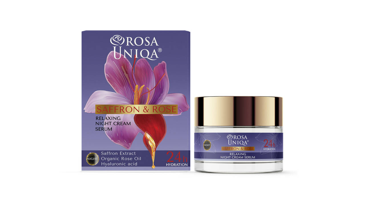 

Ночной крем-серум концетрат Rose Uniqa & Saffron от Arsy Сosmetics 50 ml