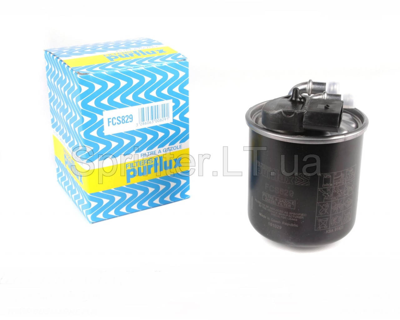 

Фильтр топливный MB Sprinter 906 2.2CDI OM651 (с датчиком) PURFLUX FCS829
